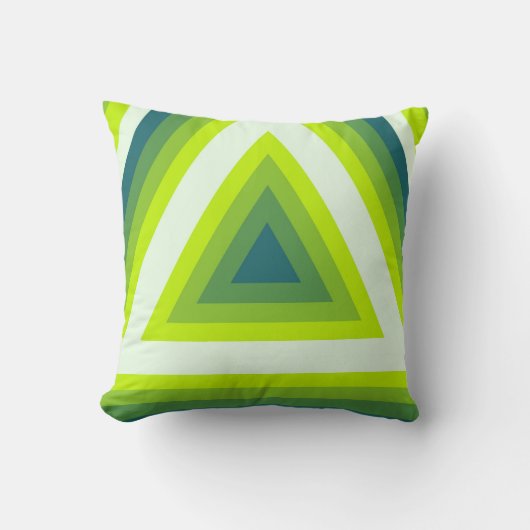 緑渦 クッション (正面)