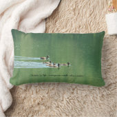 緑湖の枕（腰部） ランバークッション (ブランケット)