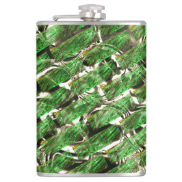 緑澄んの壁効果と白っぽい泡？ フラスク