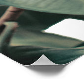 緑熱帯植物ポスター ポスター (角)