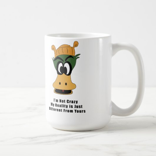 緑熱狂するのカモの実違う現 コーヒーマグカップ (右)