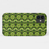 緑熱狂する抽象芸術 Case-Mate iPhoneケース (裏面(横))