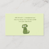 緑犬 名刺 (裏面)