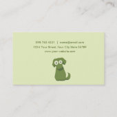 緑犬 名刺 (裏面)