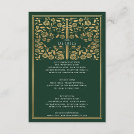 緑王室の中世結婚刀詳細 エンクロージャーカード