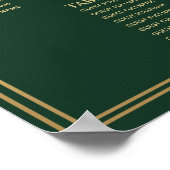 緑王室の中世結婚剣座図 ポスター (角)