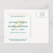 緑瑪瑙の水彩 | 日付ポストカードの保存 案内ポストカード (裏面)