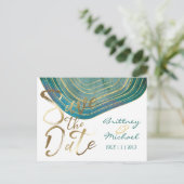 緑瑪瑙の水彩 | 日付ポストカードの保存 案内ポストカード (スタンド正面)