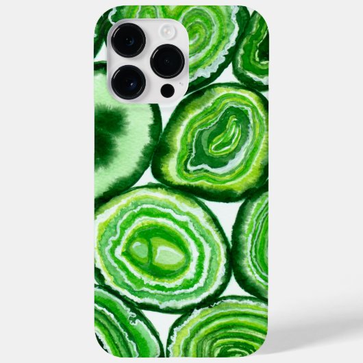 緑瑪瑙パターン Case-Mate iPhoneケース (裏面)