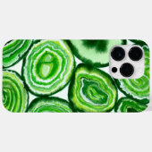 緑瑪瑙パターン Case-Mate iPhoneケース (裏面 (横))