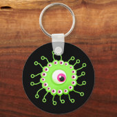 緑生菌 キーホルダー (正面)