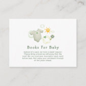 緑男女兼用赤ちゃん衣装本ベビー エンクロージャーカード (正面)