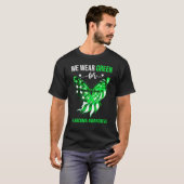 緑白内障啓発 7月4日 緑の蝶 Tシャツ (正面フル)