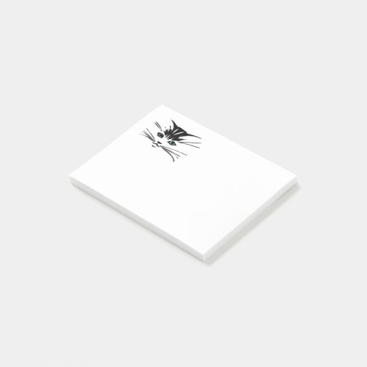 緑眼の猫 ポストイット (アングル)