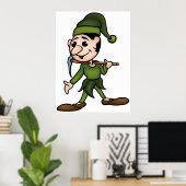 緑矮星ポスター ポスター (ホームオフィス)