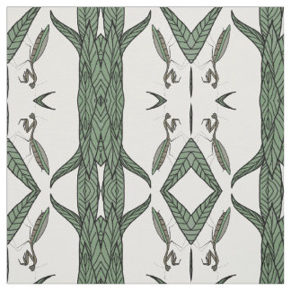 緑祈色のに映葉像 ファブリック