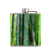 緑竹茎自然撮影 フラスク (裏面)