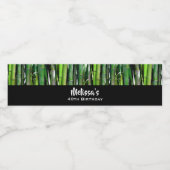 緑竹茎自然撮影 ペットボトルラベル (シングルラベル)