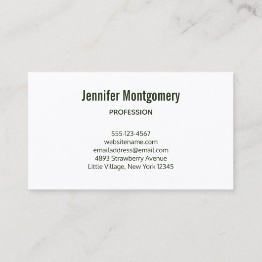 緑竹茎自然撮影 名刺 (裏面)