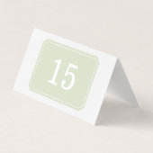 緑簡易折エレガント畳テーブルカード (裏面)