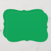 緑素晴らし背景(白縁どデザイン) ノートカード (正面/裏面)