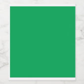 緑素晴らし背景(白縁どデザイン) ワインラベル (シングルラベル)