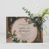 緑素朴と木切りブリデスメイド昼食会 招待状 (スタンド正面)