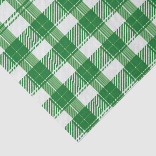 緑素朴と白のプラ伝統的イ市松模様にド 薄葉紙 (詳細)