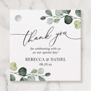 緑素朴のユーカリプトゥスモノグラム フェイバータグ