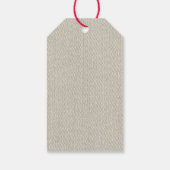 緑素朴のユーカリ結婚サマー。 ギフトタグ (裏面)