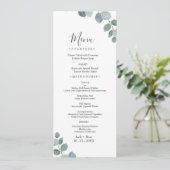 緑素朴のユーカリ結婚サマー。 メニュー (スタンド正面)