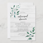 緑素朴のリハーサル 招待状 (正面)