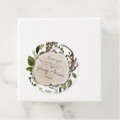 緑素朴の木のスライス |さん結婚ありがとう フェイバータグ (インサイチュ)