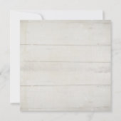 緑素朴の水色幾何学的なベビーシャワー 招待状 (裏面)