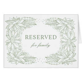 緑素朴の結婚フローラ国の予約された記号