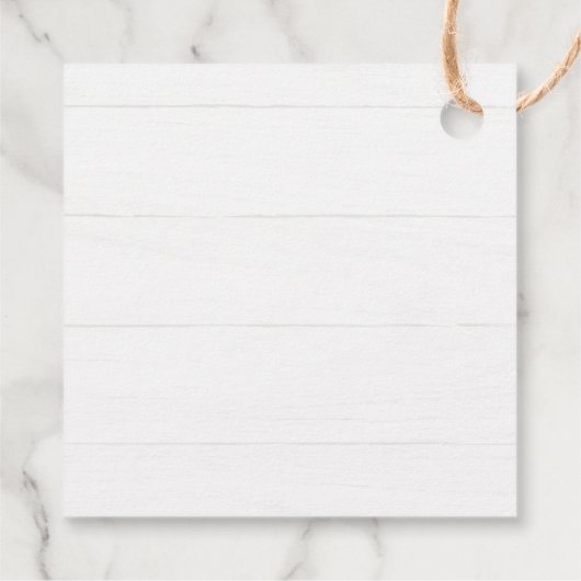 緑素朴の結婚式の引き出物ラベル フェイバータグ (裏面)