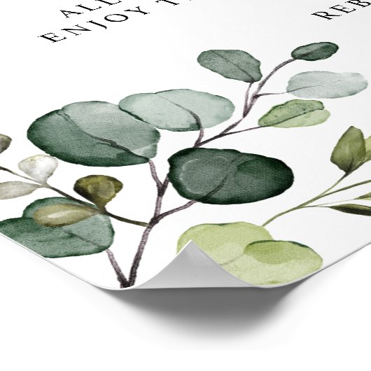 緑素朴の結婚unplugedの儀式 ポスター (角)