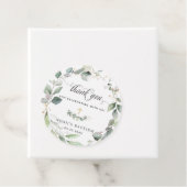 緑素朴の葉の金ゴールドバプテスマ フェイバータグ (インサイチュ)