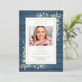 緑素朴の葬儀プログラム 招待状 (スタンド正面)