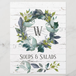 緑素朴リースレシピ仕切り