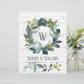 緑素朴リースレシピ仕切り (スタンド正面)