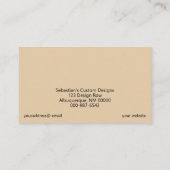 緑素朴丸鋸大工QRコード前面 名刺 (裏面)