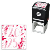 緑素朴園2025青い新年の休日 セルフインキングスタンプ (インサイチュ)