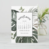 緑素朴植物水の色結婚の セーブザデート (スタンド正面)