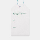 緑素朴水牛の格子柄 ギフトタグ (裏面)