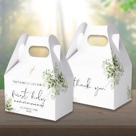 緑素朴第一エレガント聖餐式 フェイバーボックス