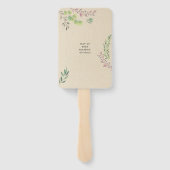 緑素朴色と結婚して ハンドファン (裏面)