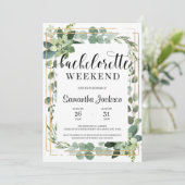 緑素朴色の多肉質フローラバチェロレッテ 招待状 (スタンド正面)