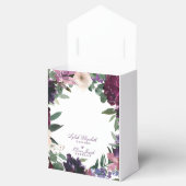 緑紫色の花 |ロマン結婚ティック フェイバーボックス (オープン)