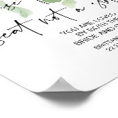 緑結婚の儀式が席を選ぶ ポスター (角)